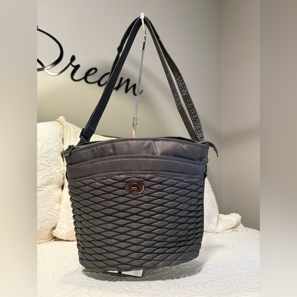 lug Handbags - Gently Used Lug Grey Insulated Shoulder Bag